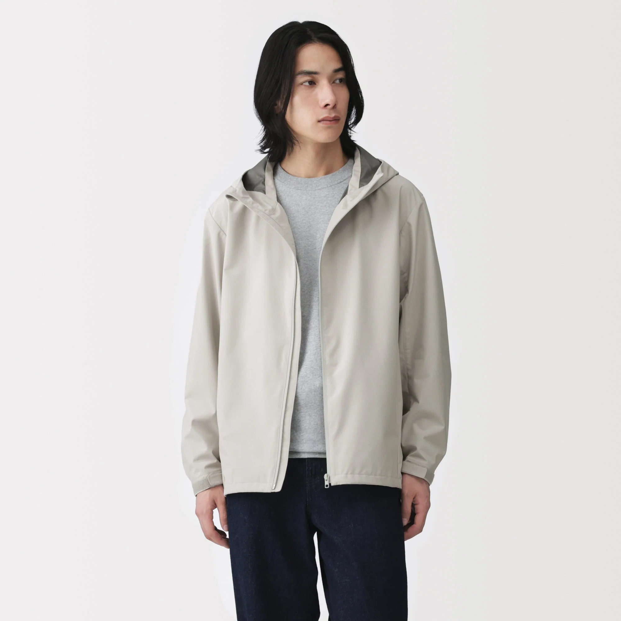 Water Repellent Hooded Jacket