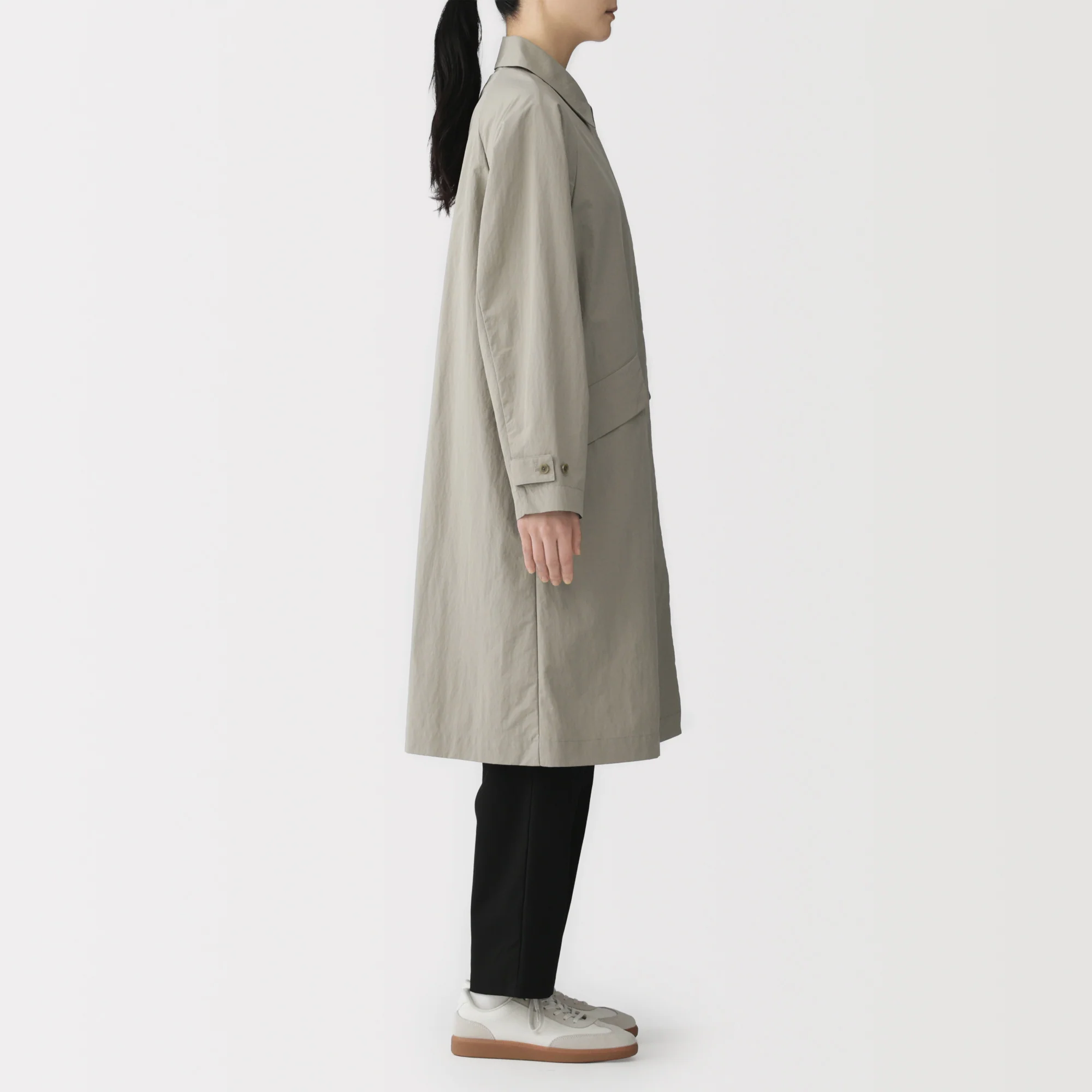 Water Repellent Long Coat - Image 14