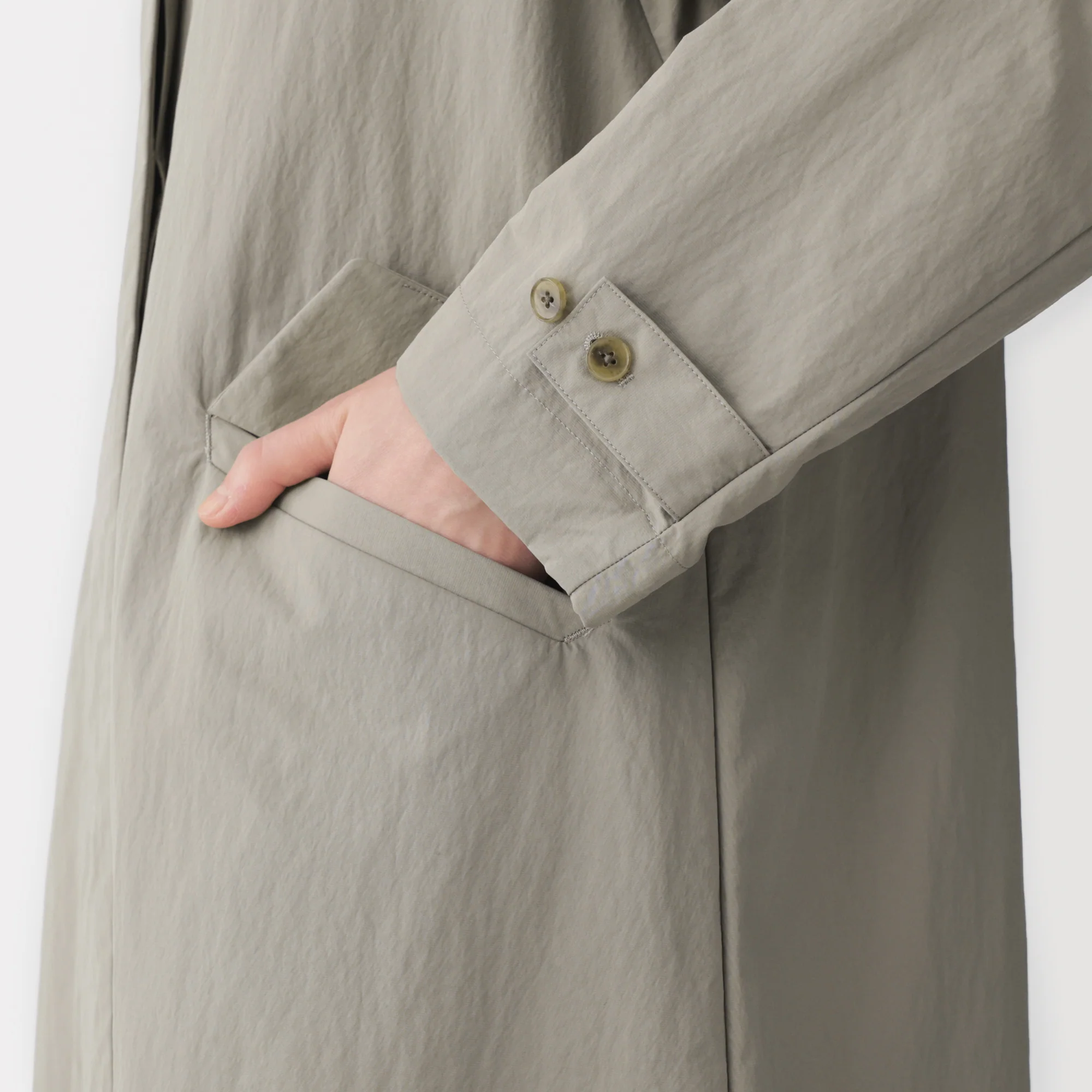 Water Repellent Long Coat - Image 26