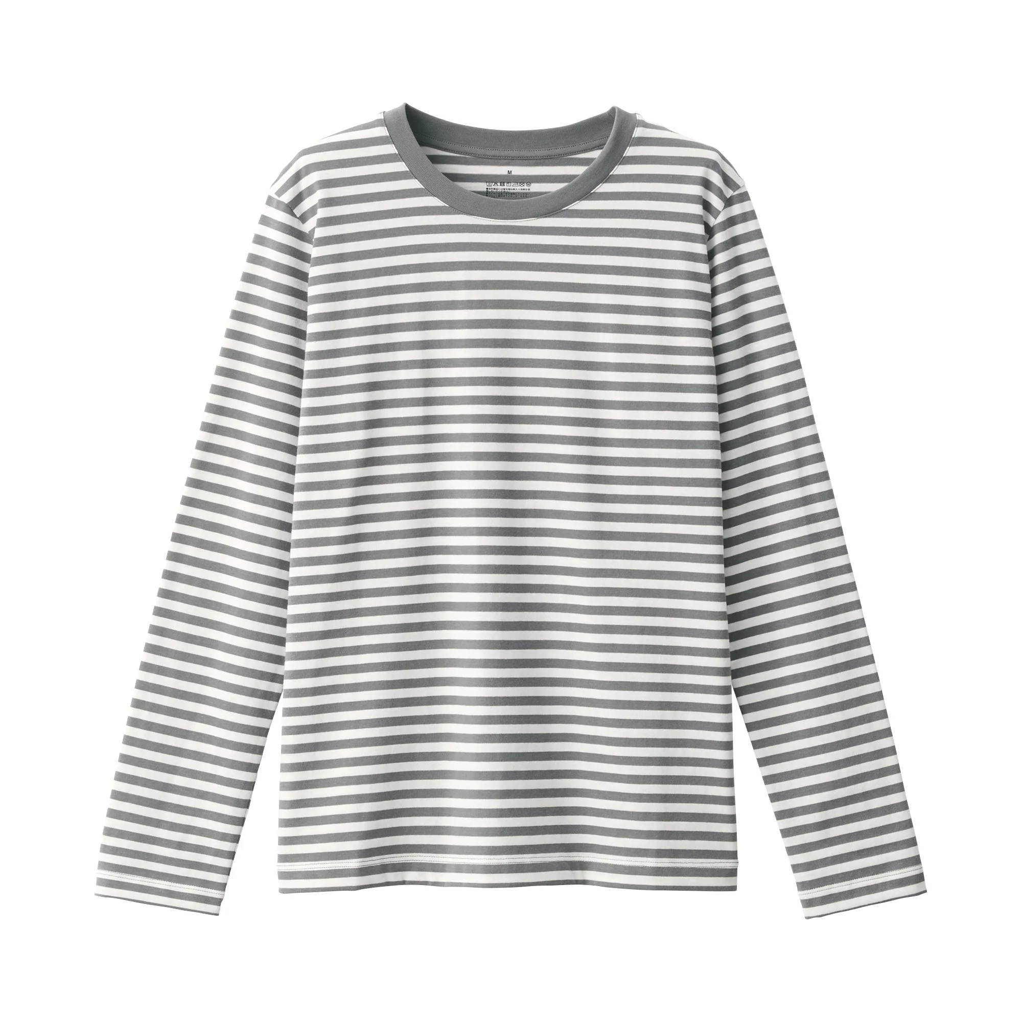 Women's Jersey Crew Neck Long Sleeve Striped T-Shirt - Image 10
