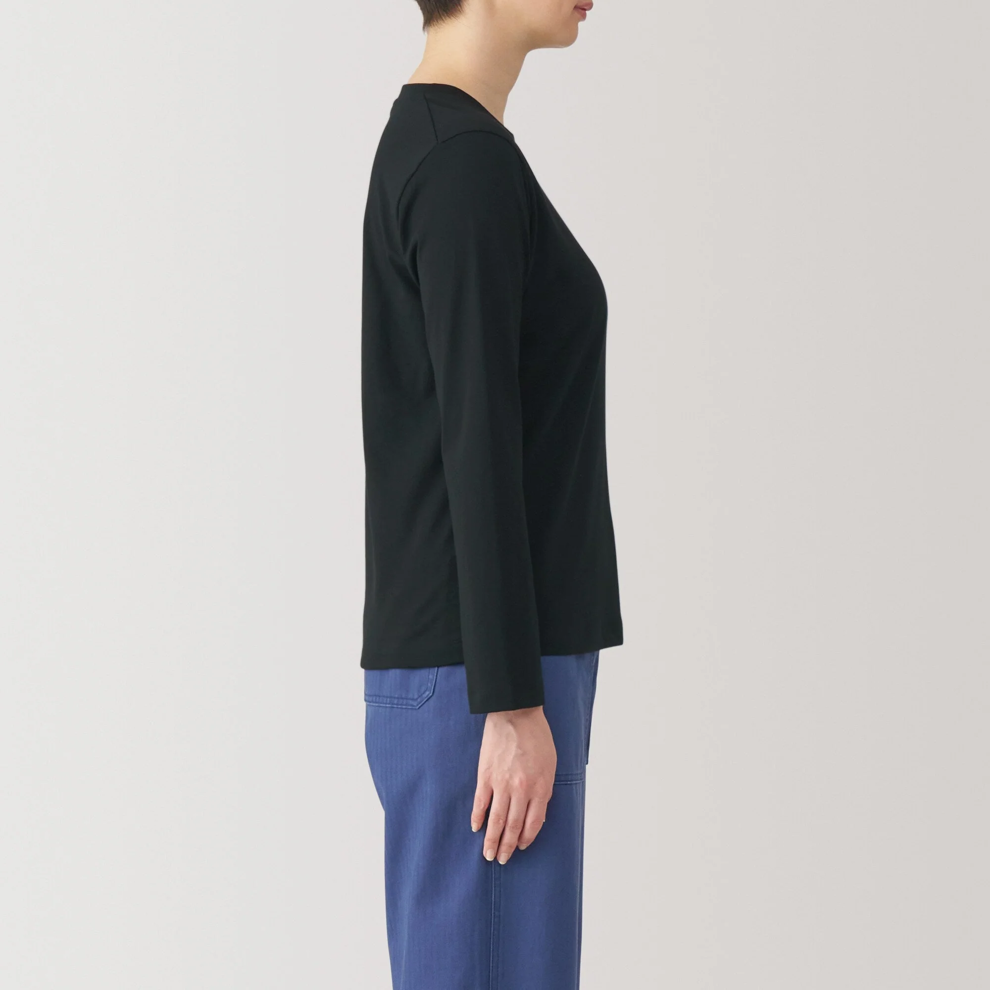 Jersey Cotton Crewneck T-Shirt - Image 5