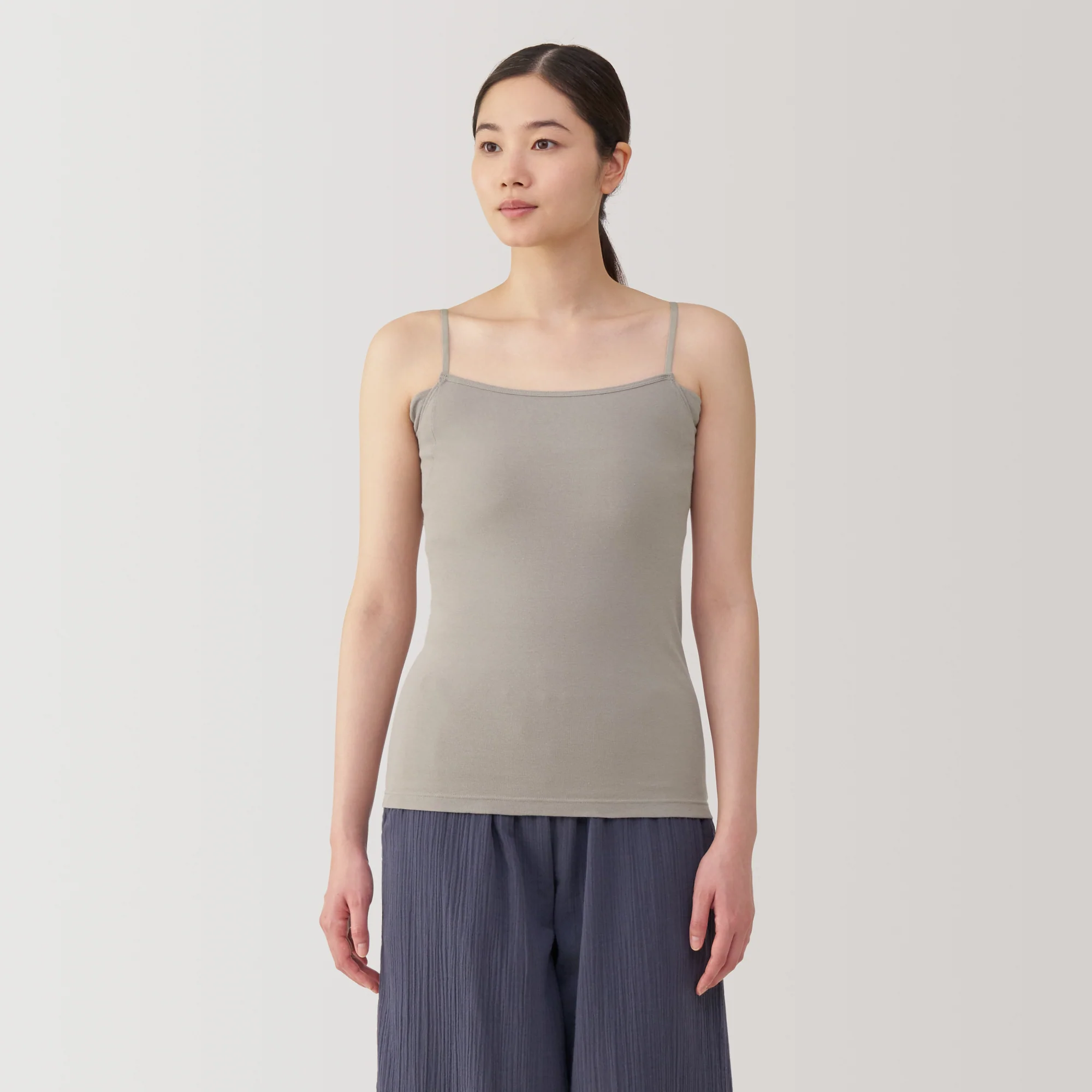 Women's Moisture-Wicking Cotton Camisole with Sweat Pads