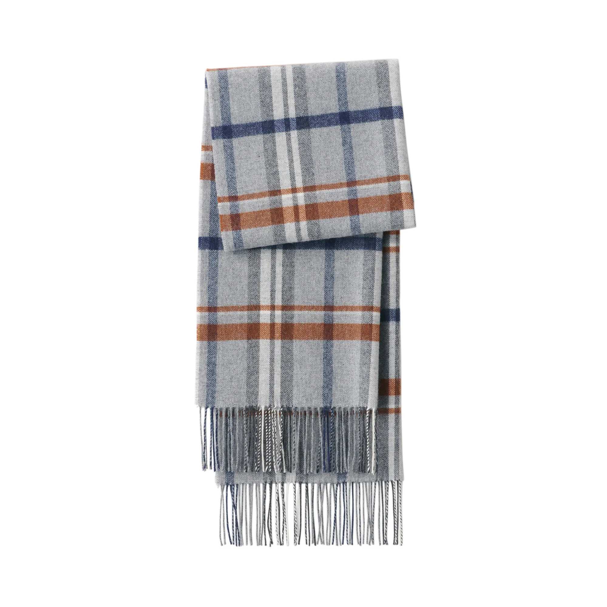 Wool 2-way Large Stole - Patterned - Image 20
