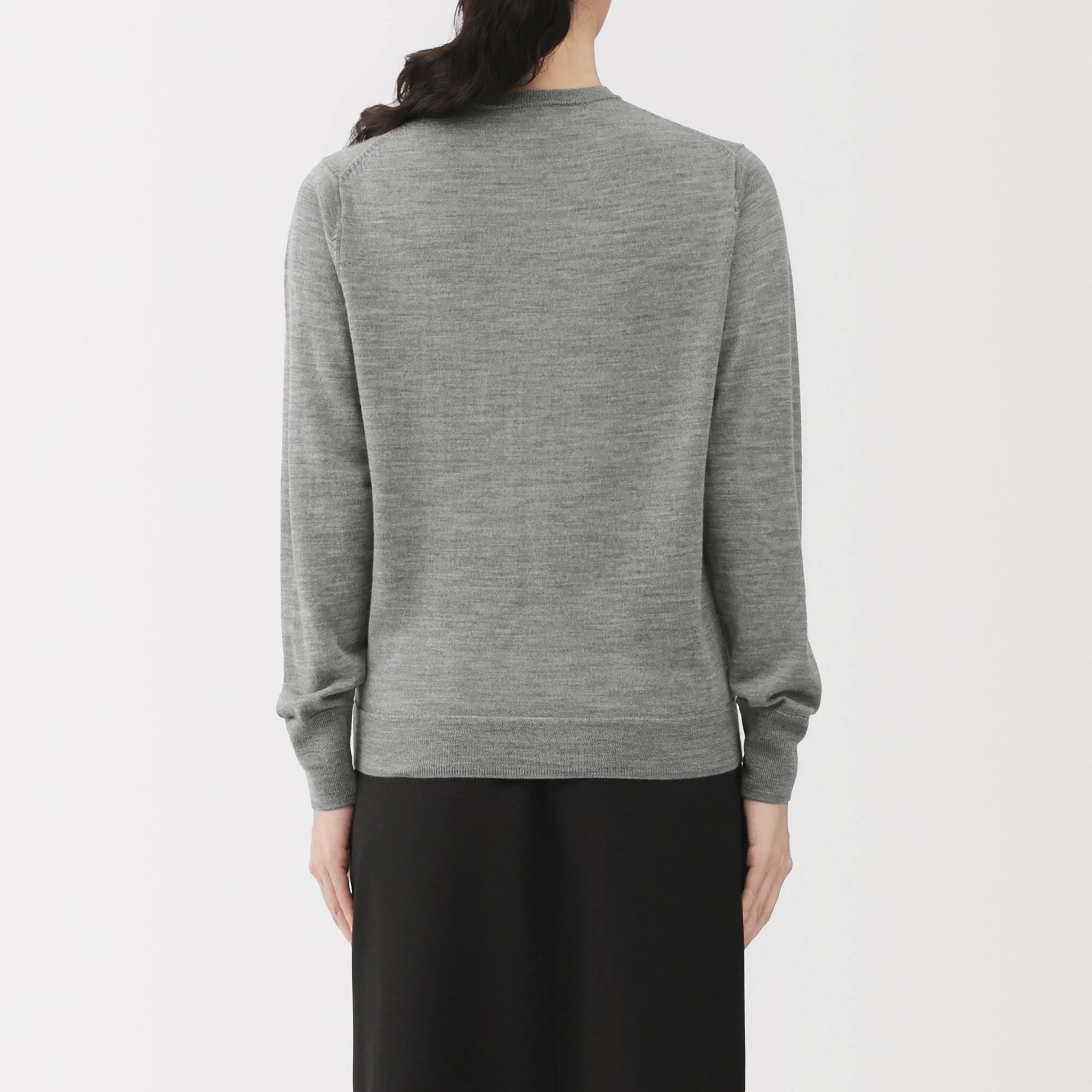 Wool Crewneck Cardigan - Image 20