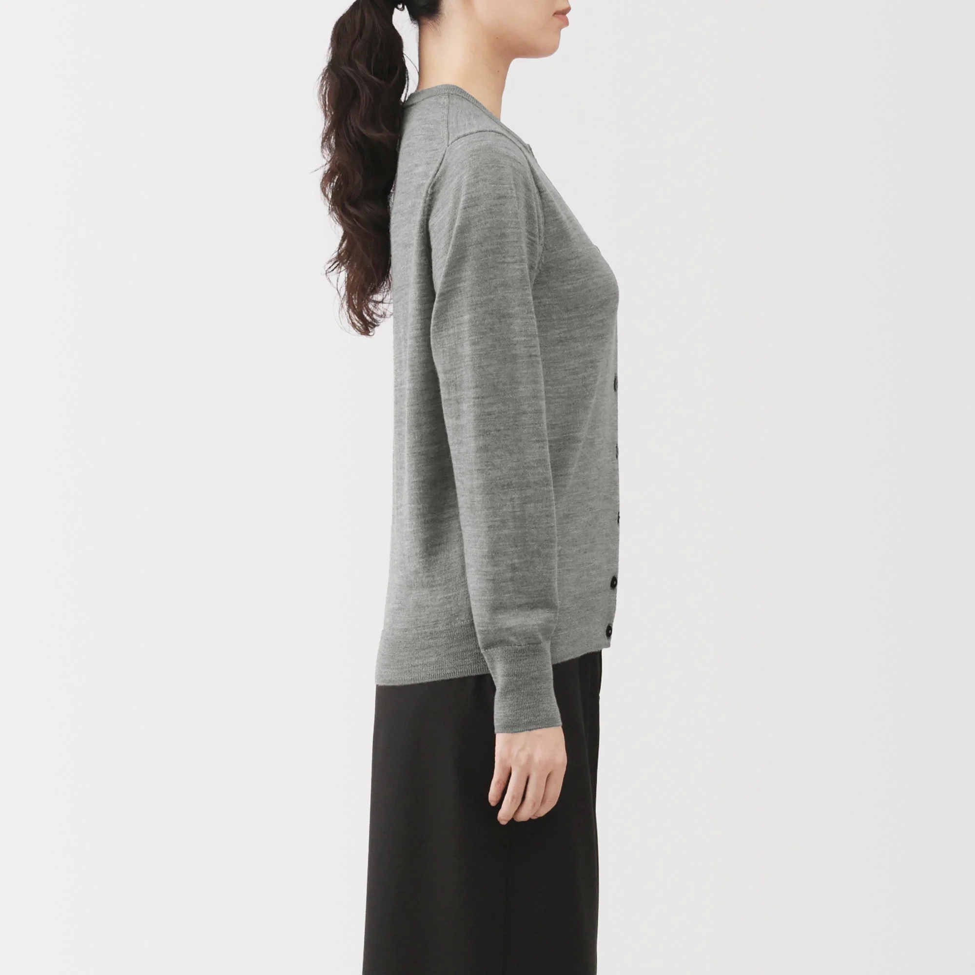 Wool Crewneck Cardigan - Image 40