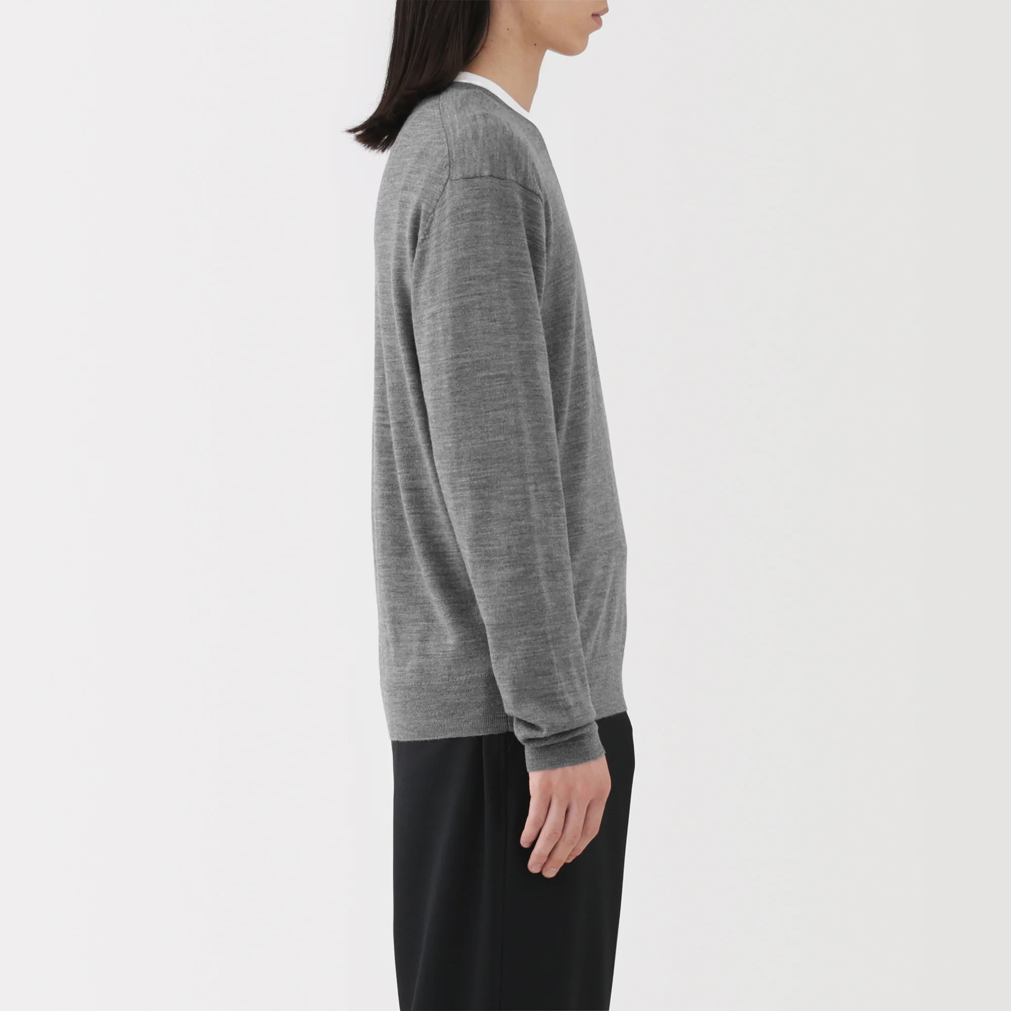 Wool V-Neck Sweater - Image 19